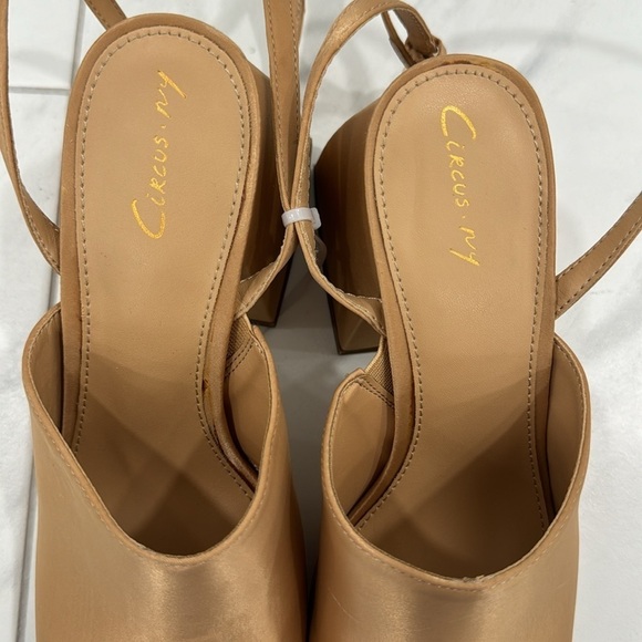 Circus by Sam Edelman Rosa Beige Miranda Platform Ankle Strap Sandal - Size 7.5 - Picture 10 of 16